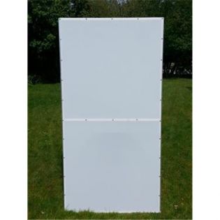 Bodenplatte für Aluminium-Voliere 2x1 Meter